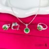 Ensemble pendentif Chaîne, bague et boucles d’oreilles