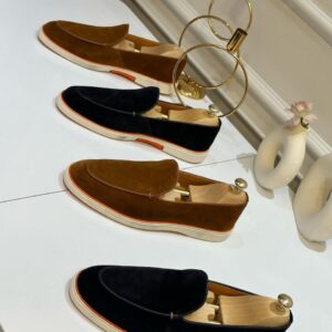 Mocassin en daim et cuir – Pointures 40, 42, 43, 44, 45, 46