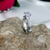 Bague alliance en argent pour femme