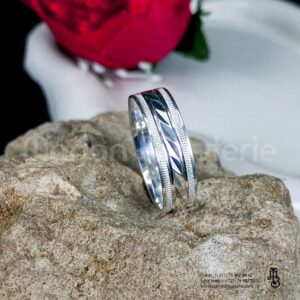 Bague alliance en argent