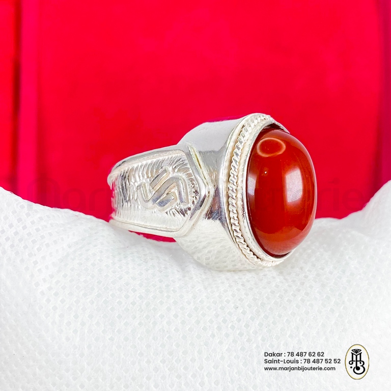 Bague aqiqah en argent