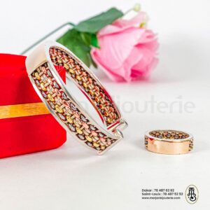 Bracelet Ndiakhass Or Argent adulte