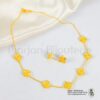 Ensemble Van Cleef  en argent Rhodie