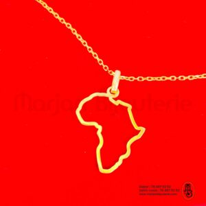 Collier prénom en argent Dore