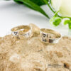 Alliance couple en argent