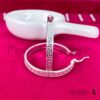 Boucle d'oreille créole en argent