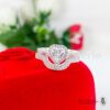 Duo bague alliance en argent