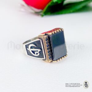 Bague Aqiqa en argent