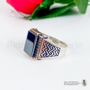 Bague Aqiqa en argent