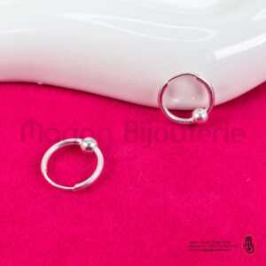 Boucle d'oreille enfant en argent