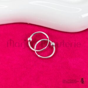 Boucle d'oreille enfant en argent