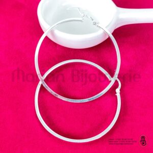 Boucle d'oreille créole en argent