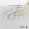 Boucle d'oreille en argent pour enfant
