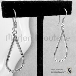 Boucle d'oreille en argent