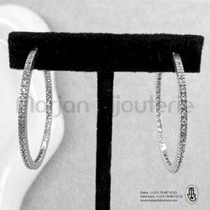 Boucle d'oreille en argent