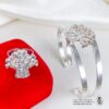Ensemble Bracelet / bague en argent