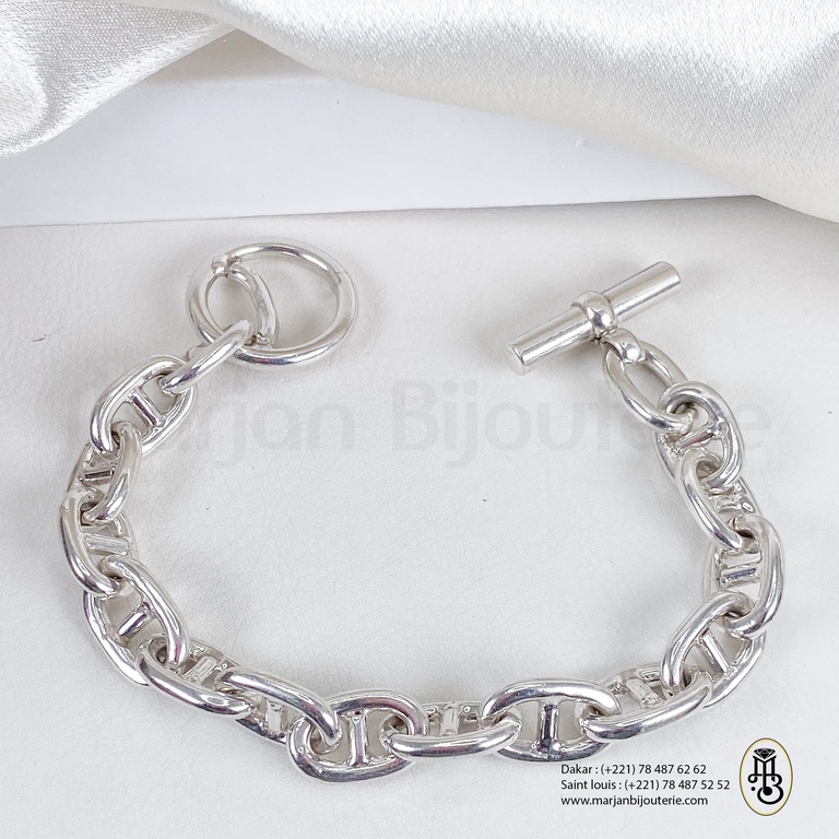 Gourmette en argent