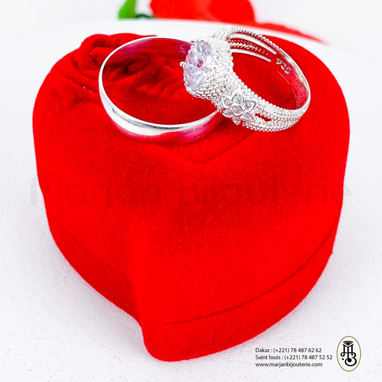 Bague Couple en Argent