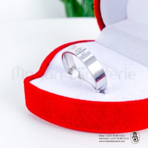 Bague alliance en argent