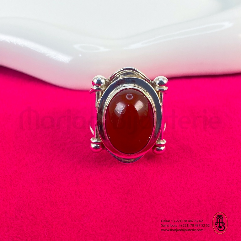 Bague Aqiqa en Argent