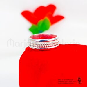 Bague Alliance Homme en Argent