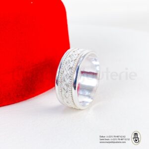 Bague Alliance en Argent pour Homme