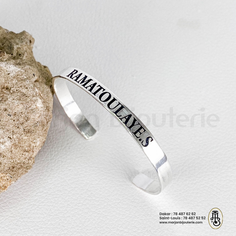 Bracelet en Argent Personnalise pour enfant