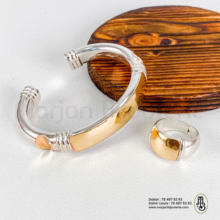 Bracelet / bague Or Argent