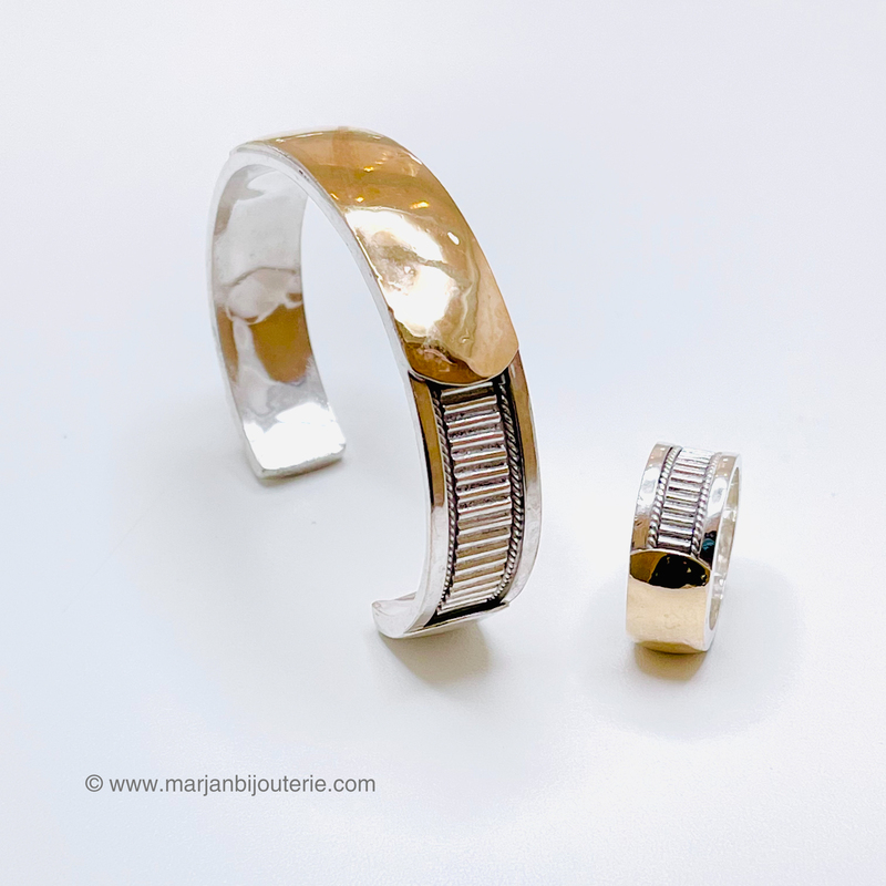 Bracelet et Bague en Argent 925 femme