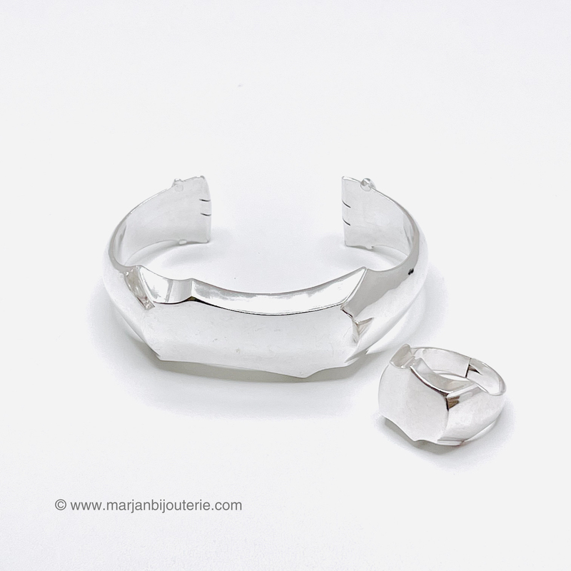 Bracelet et Bague en Argent femme