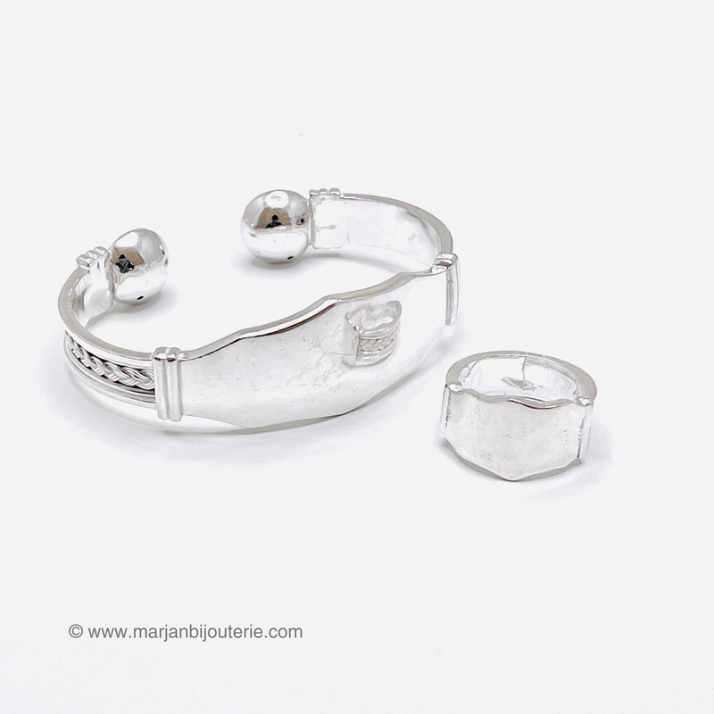 Bracelet et Bague en Argent femme