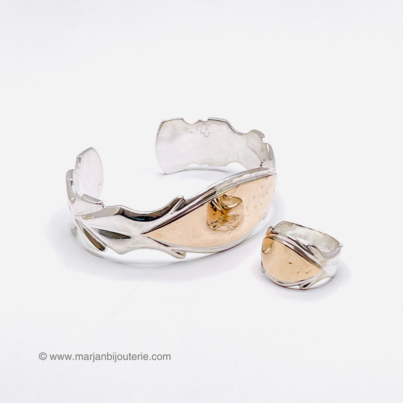 Bracelet et Bague en Argent 925 femme
