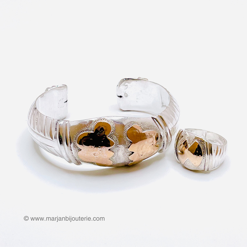 Bracelet et Bague en Argent 925 femme
