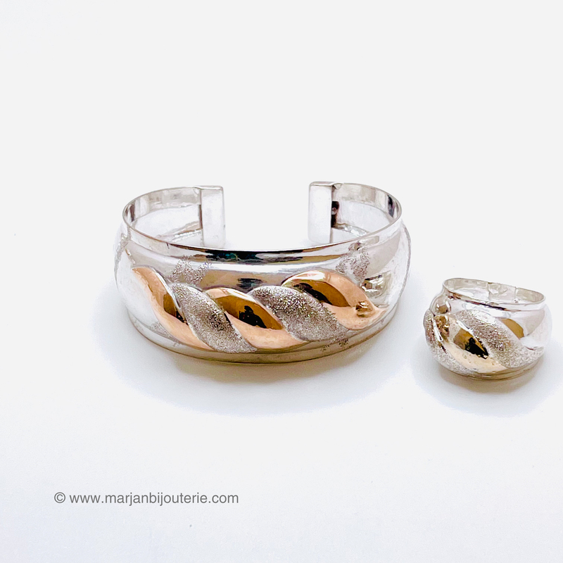 Bracelet et Bague en Argent femme