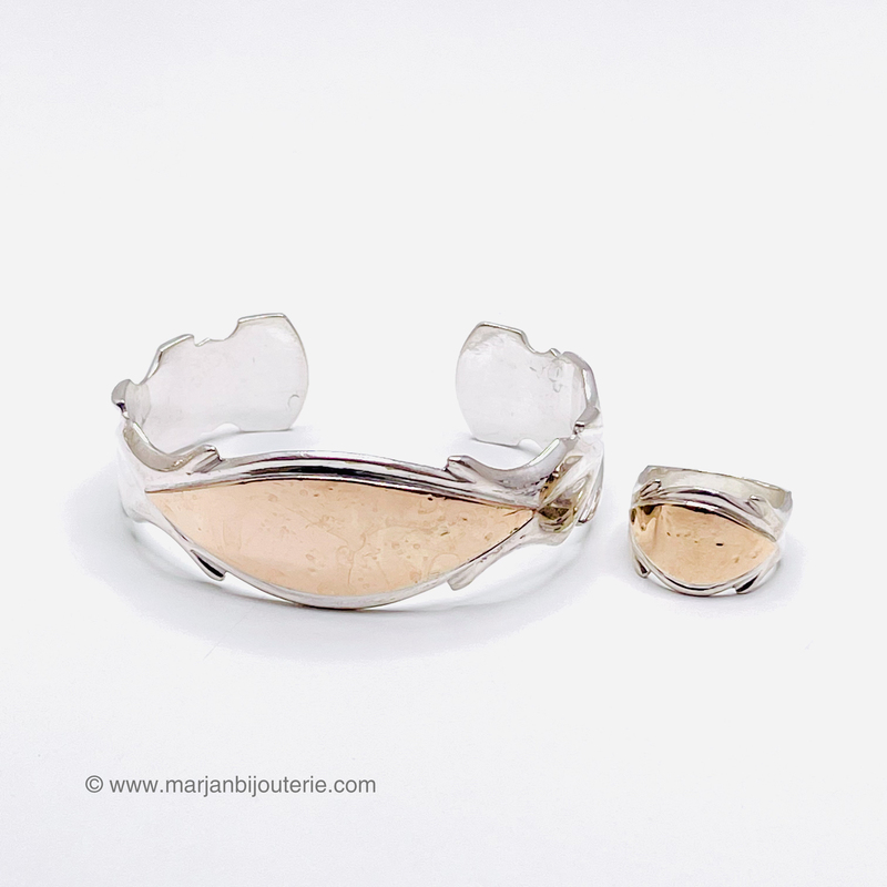 Bracelet et Bague en Argent femme