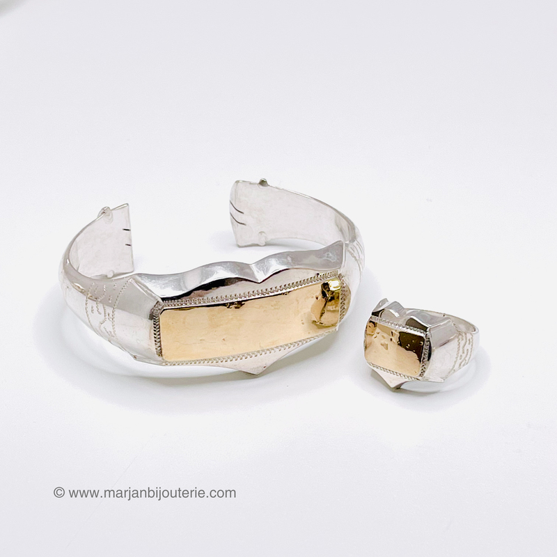 Bracelet et Bague en Argent femme