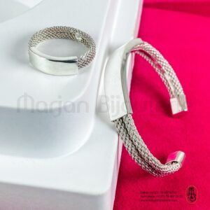 Bracelet / bague en argent adulte
