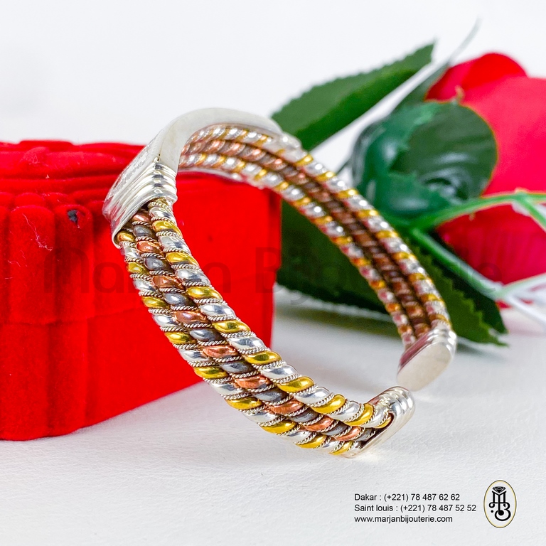 Bracelet Ndiakhass argent adulte