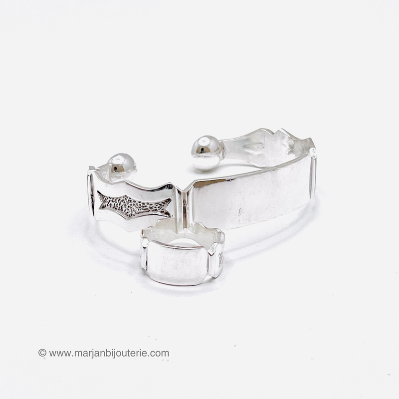 Bracelet et Bague en Argent 925 femme