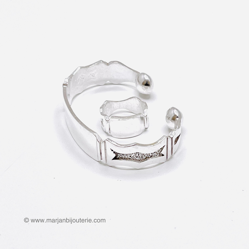 Bracelet et Bague en Argent adulte