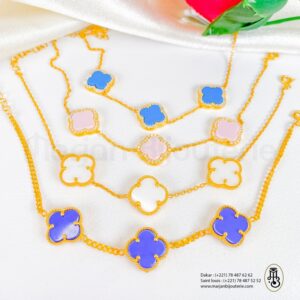 Fetiche Van Clef en argent rhodier