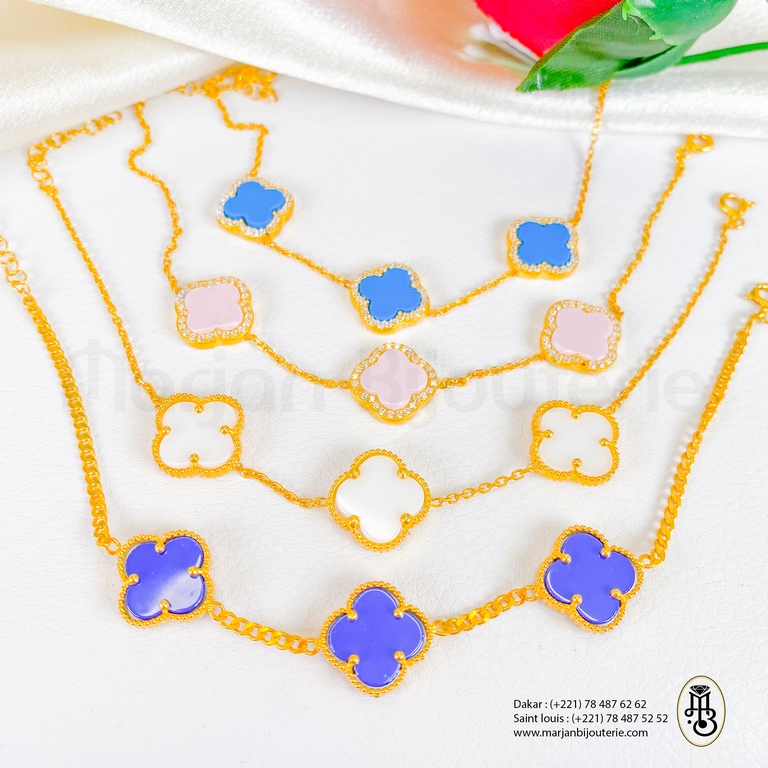 Fetiche Van Clef en argent rhodier