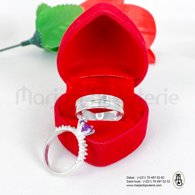 Bagues couples en argent