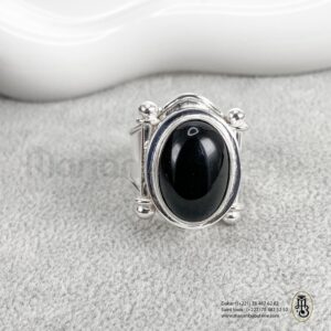 Bague aqiqa en argent
