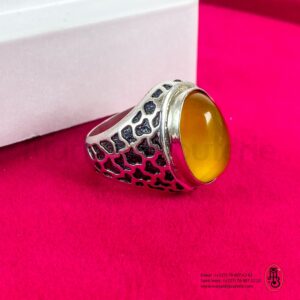 Bague aqiqa en argent