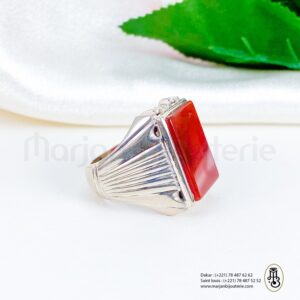 Bague aqiqa en argent