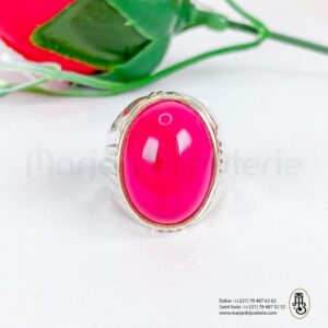 Bague aqiqa en argent