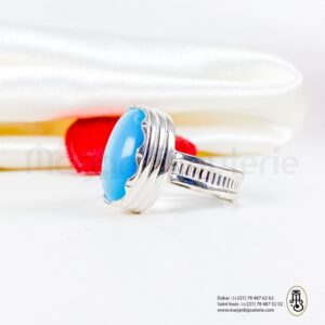 Bague aqiqa en argent