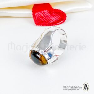 Bague aqiqa en argent
