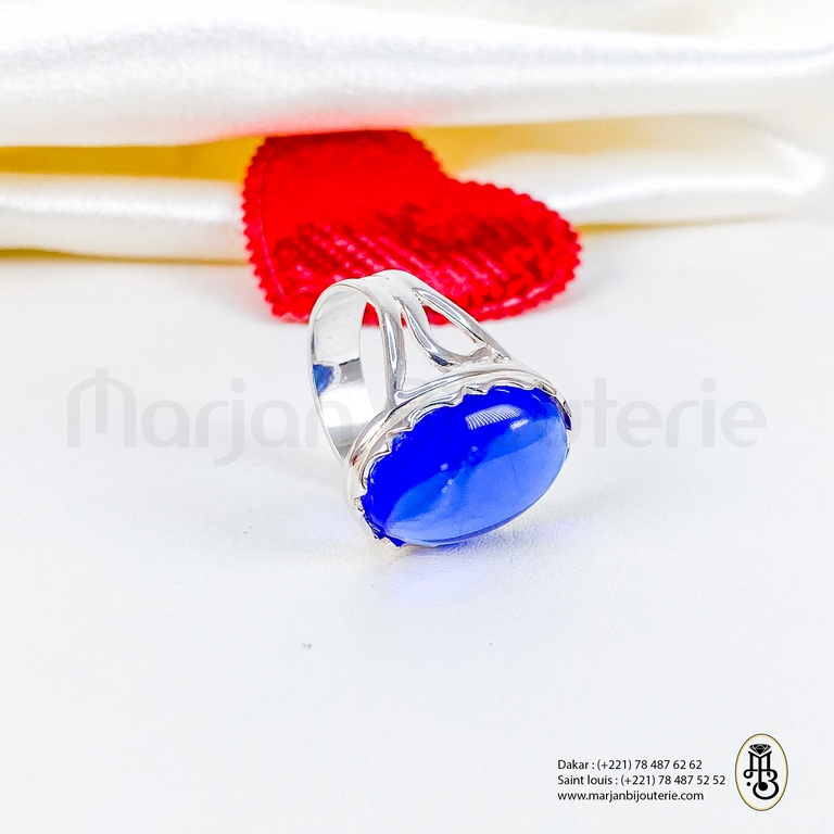 Bague aqiqa en argent